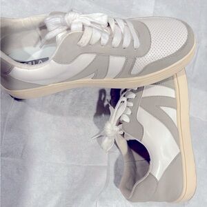 MIA Cream and Gray Sneakers size 10